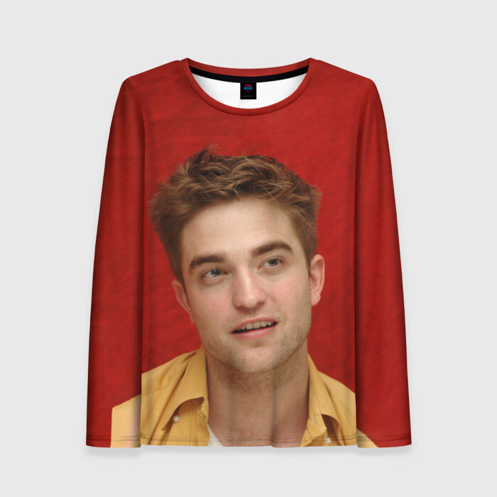 Женский лонгслив 3D ROBERT PATTINSON фото