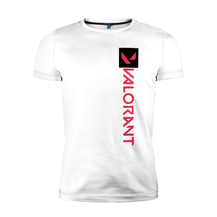 Мужская футболка премиум VALORANT. фото