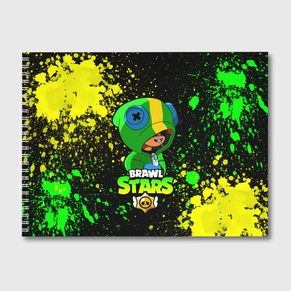 Альбом для рисования BRAWL STARS LEON фото