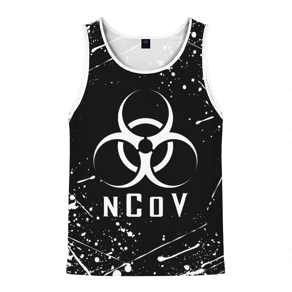 Мужская майка 3D nCoV фото