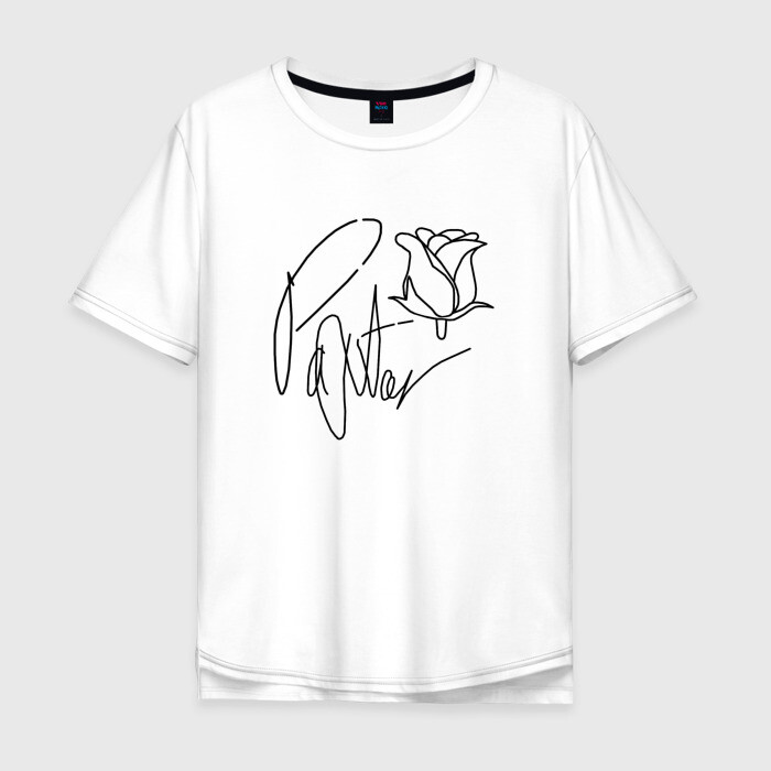 Мужская футболка хлопок Oversize PAYTON MOORMEIER (НА СПИНЕ) фото