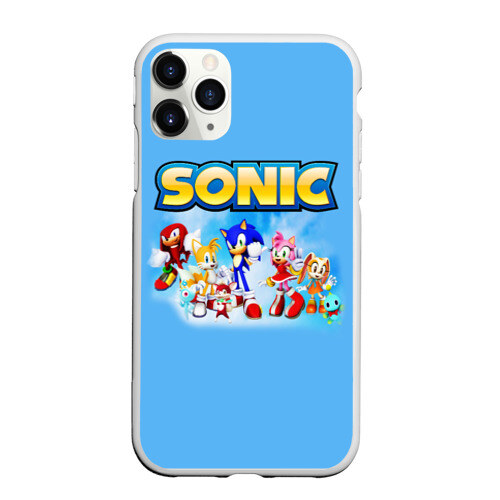 Чехол для iPhone 11 Pro матовый SONIC фото