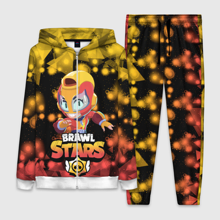 Женский костюм 3D Brawl stars leon max. фото