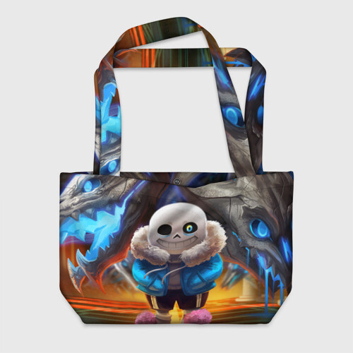 Пляжная сумка 3D UNDERTALE | АНДЕРТЕЙЛ (Z) фото