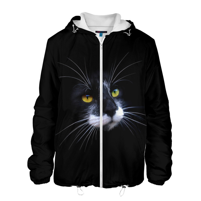 Мужская куртка 3D Кот фото