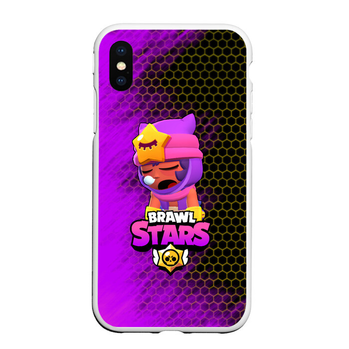 Чехол для iPhone XS Max матовый Brawl Stars Sandy фото