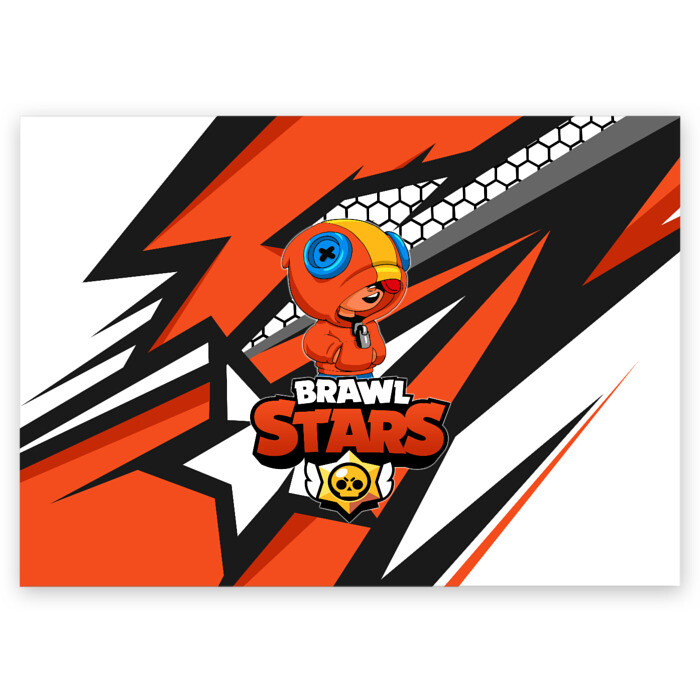 Поздравительная открытка BRAWL STARS LEON фото