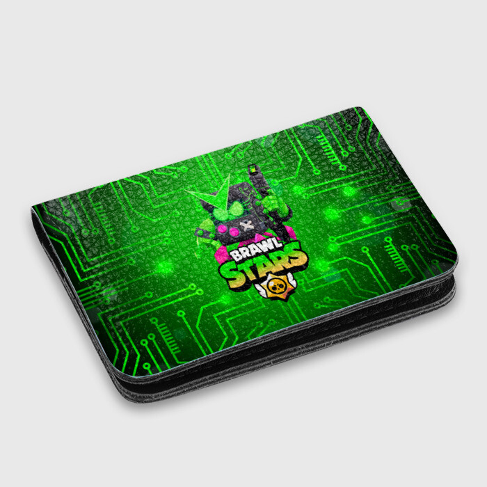 Картхолдер с принтом Brawl Stars Virus 8-Bit фото
