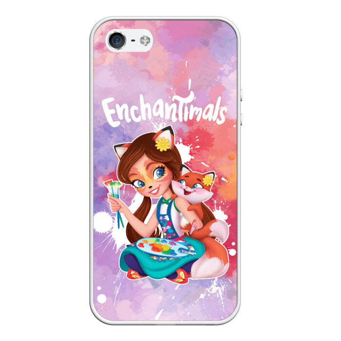 Чехол для iPhone 5/5S матовый Энчантималс фото