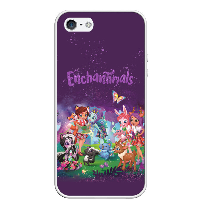 Чехол для iPhone 5/5S матовый Enchantimals фото