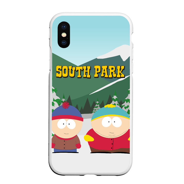 Чехол для iPhone XS Max матовый ЮЖНЫЙ ПАРК фото