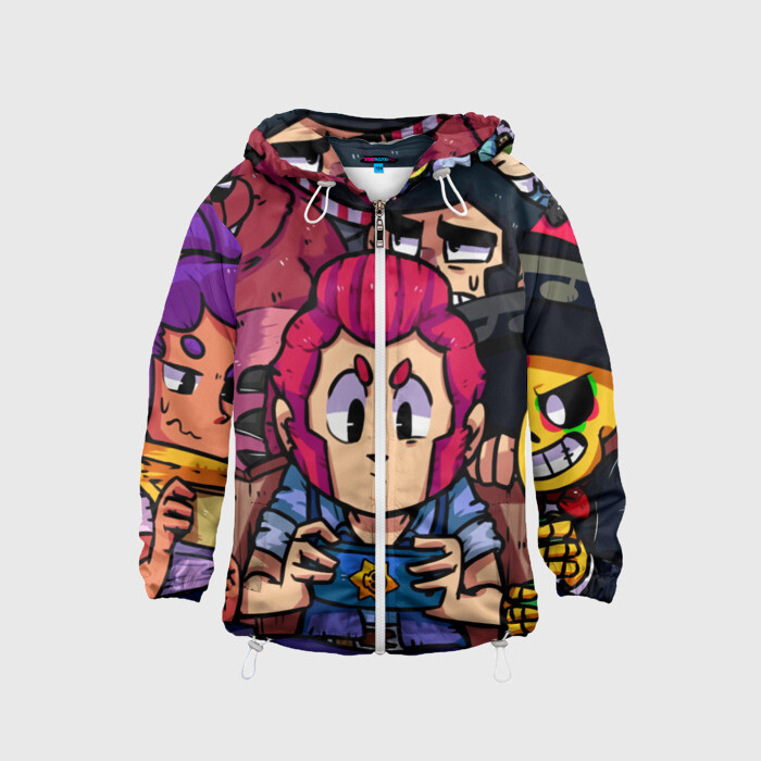 Детская ветровка 3D БРАВЛ СТАРС фото