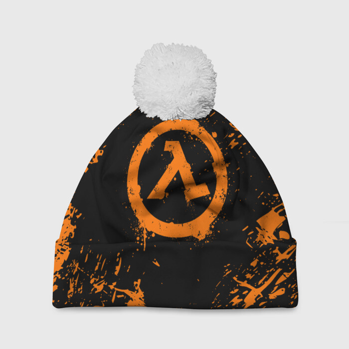 Шапка 3D c помпоном HALF-LIFE фото