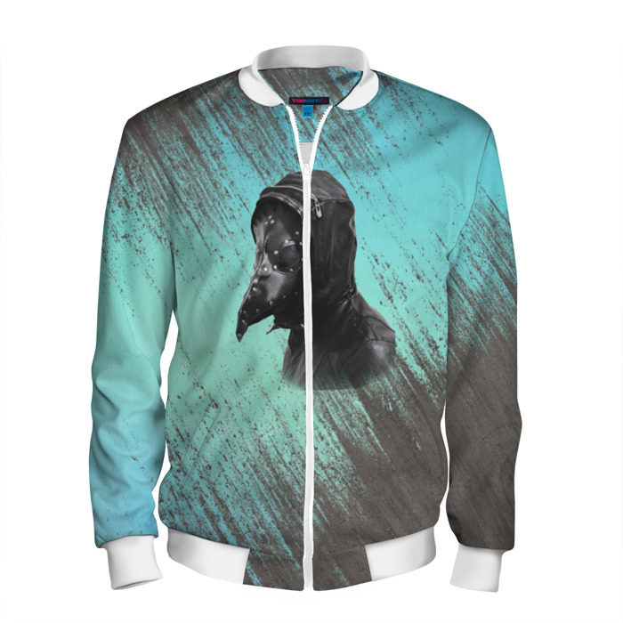 Мужской бомбер 3D Чумной доктор фото