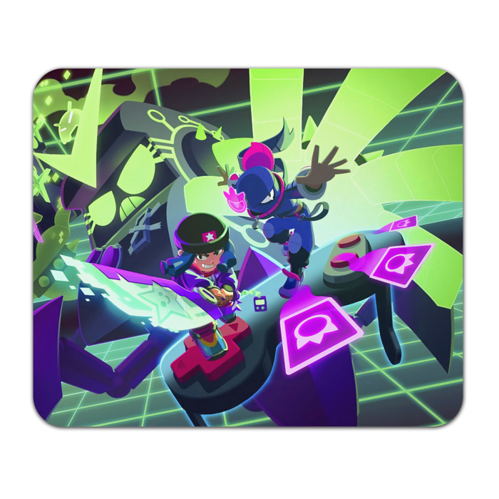 Коврик для мышки прямоугольный BRAWL STARS фото