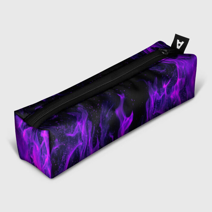 Пенал 3D ФИОЛЕТОВЫЙ ОГОНЬ фото