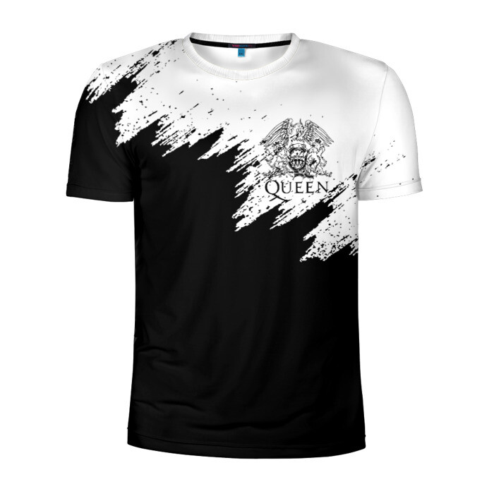 Мужская футболка 3D спортивная QUEEN  фото