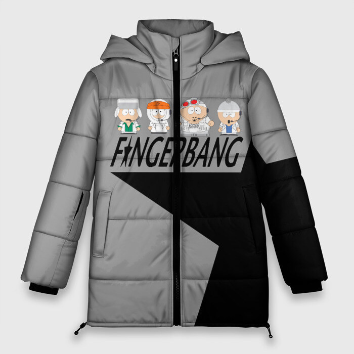 Женская зимняя куртка 3D FINGERBANG фото