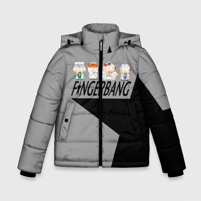 Зимняя куртка для мальчиков 3D FINGERBANG фото