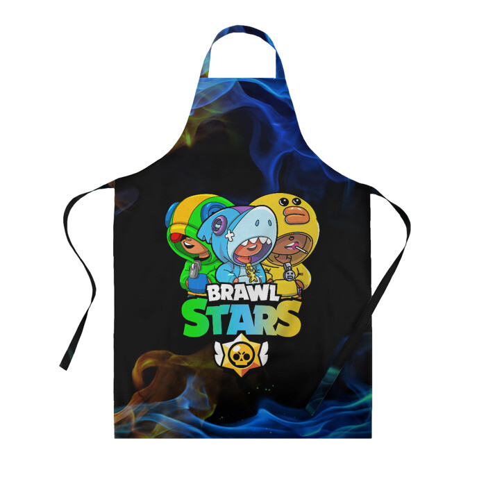 Фартук 3D Brawl Stars Leon Trio фото