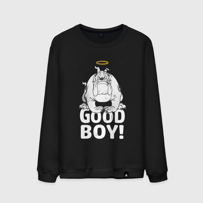Мужской свитшот хлопок Good boy! фото