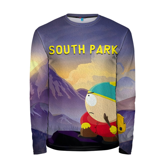 Мужской лонгслив 3D ЮЖНЫЙ ПАРК фото