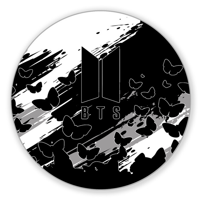 Коврик для мышки круглый BTS фото