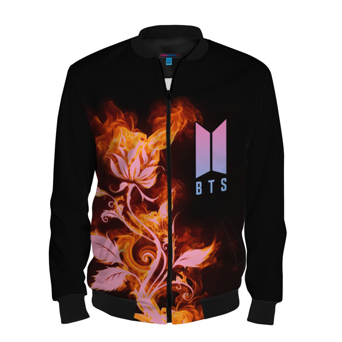 Мужской бомбер 3D BTS фото