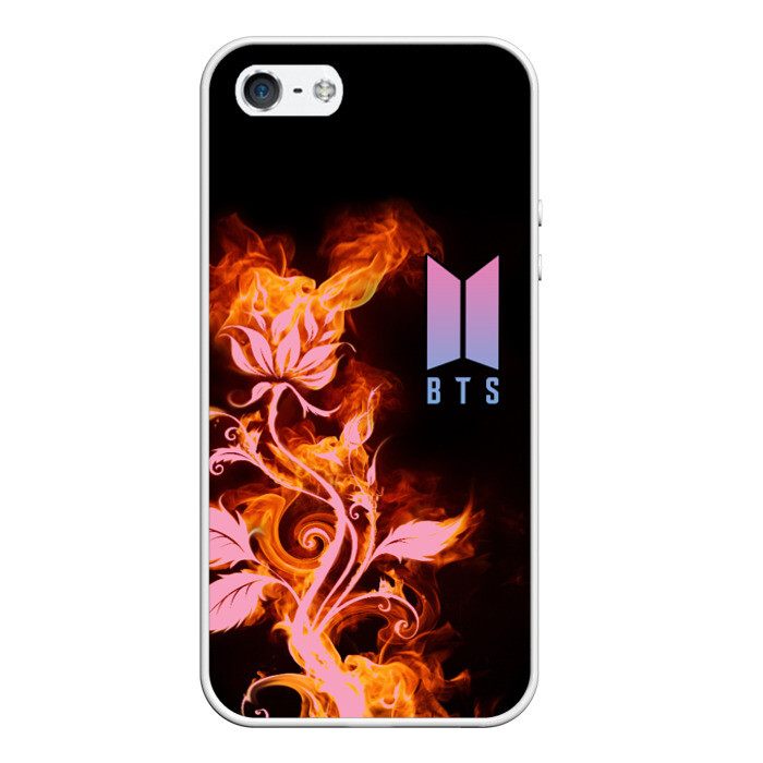 Чехол для iPhone 5/5S матовый BTS фото