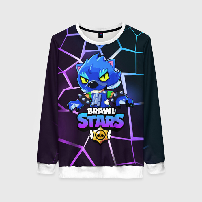 Женский свитшот 3D BRAWL STARS LEON фото