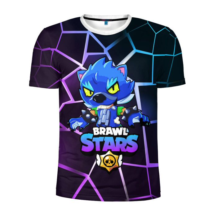 Мужская футболка 3D спортивная BRAWL STARS LEON фото