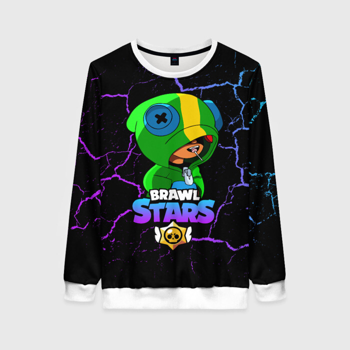 Женский свитшот 3D BRAWL STARS LEON фото