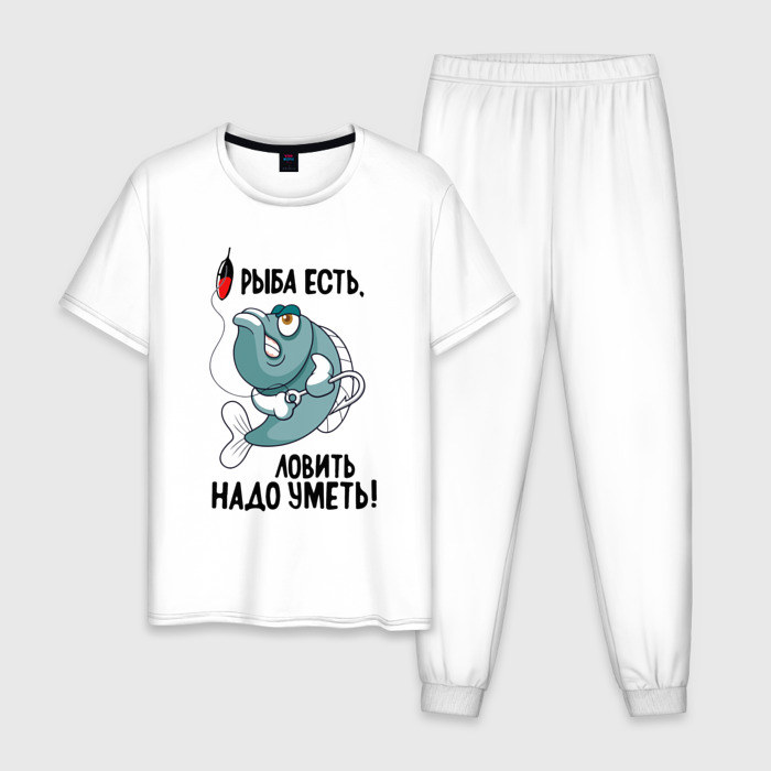 Мужская пижама хлопок Рыба есть фото