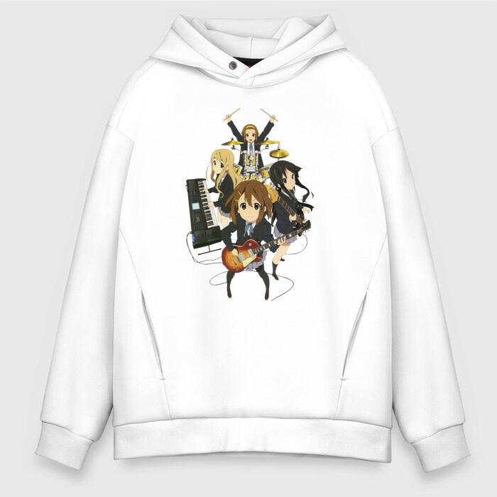 Мужское худи Oversize хлопок Азуса Накано фото