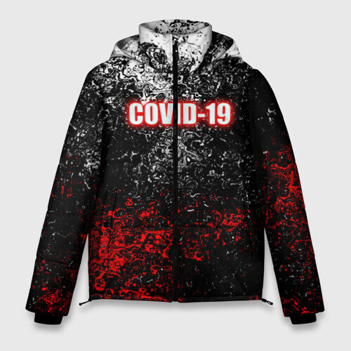 Мужская зимняя куртка 3D Covid-19 фото
