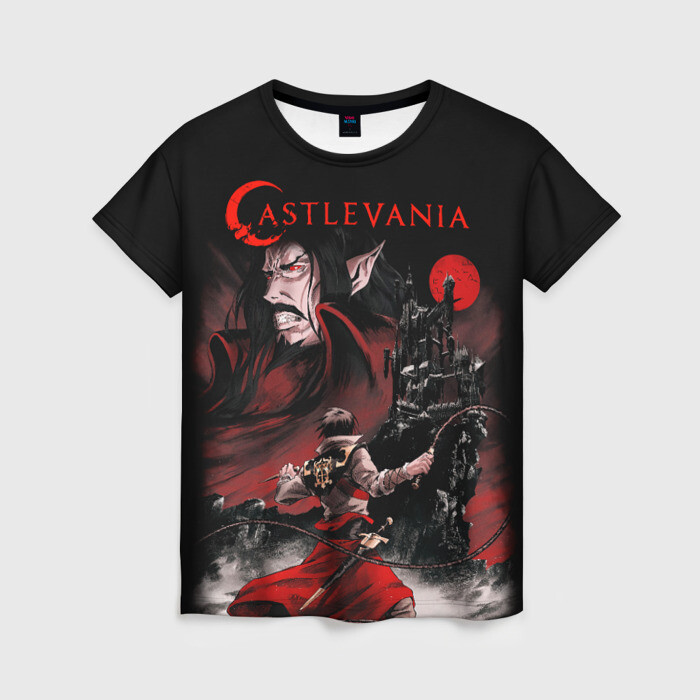 Женская футболка 3D Кастлвания фото