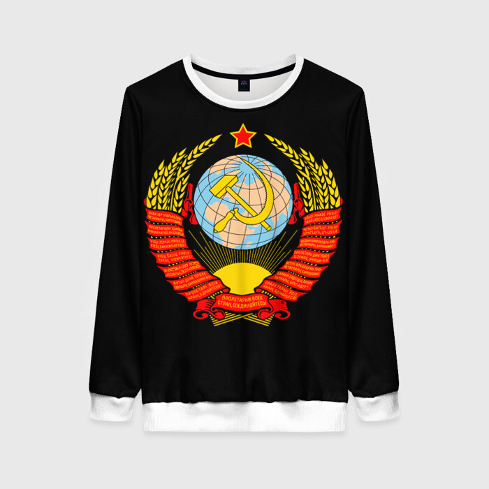 Женский свитшот 3D СССР фото