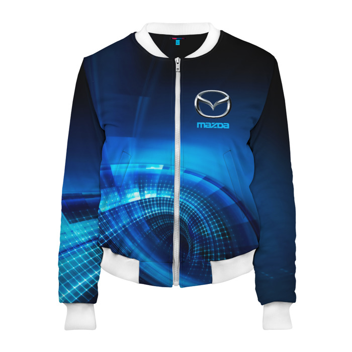Женский бомбер 3D MAZDA. фото