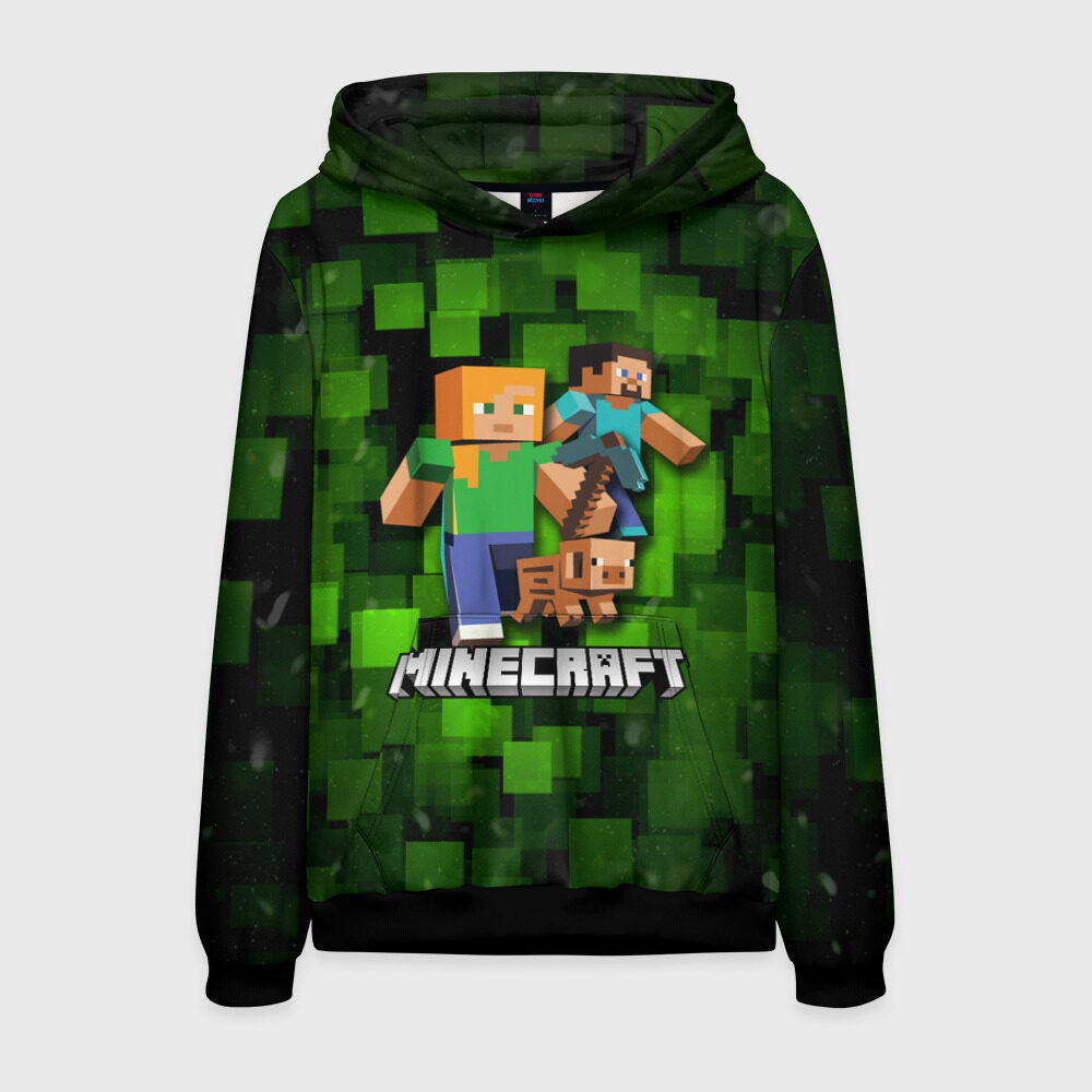 Мужская толстовка 3D Minecraft Майнкрафт фото