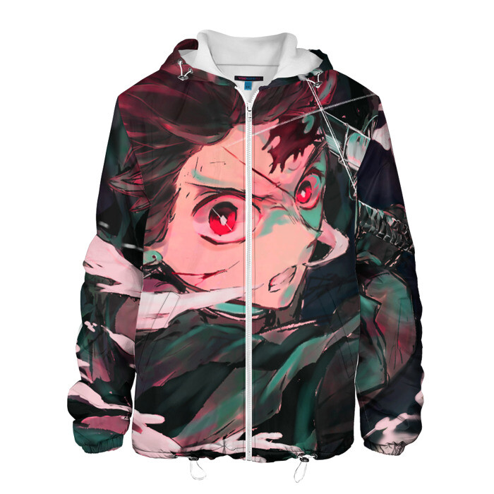 Мужская куртка 3D Клинок рассекающий демонов фото