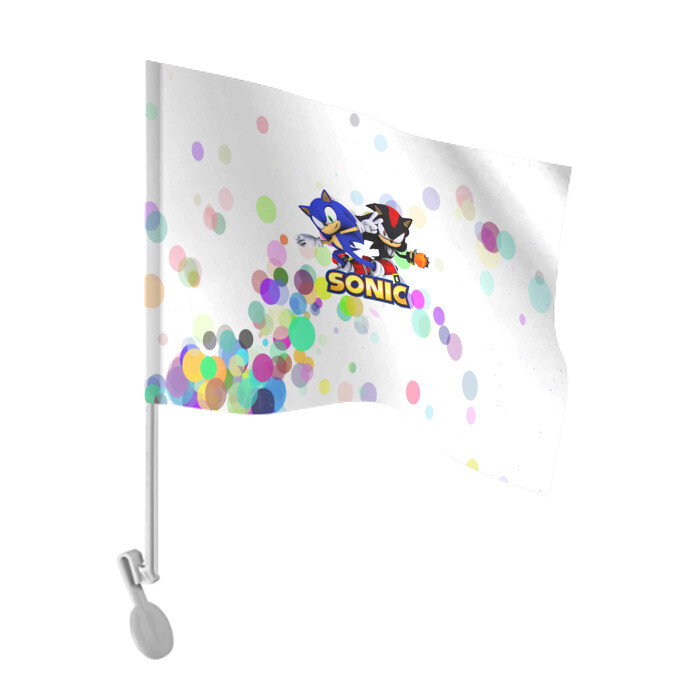 Флаг для автомобиля SONIC фото