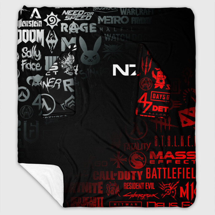 Плед с рукавами MASS EFFECT N7 фото