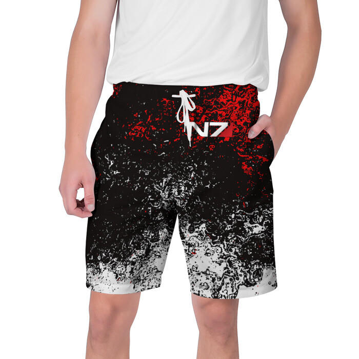 Мужские шорты 3D MASS EFFECT N7 фото