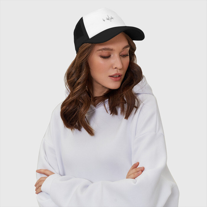 Кепка тракер с сеткой Музыка моя жизнь фото