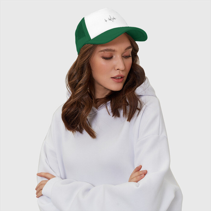 Кепка тракер с сеткой Музыка моя жизнь фото