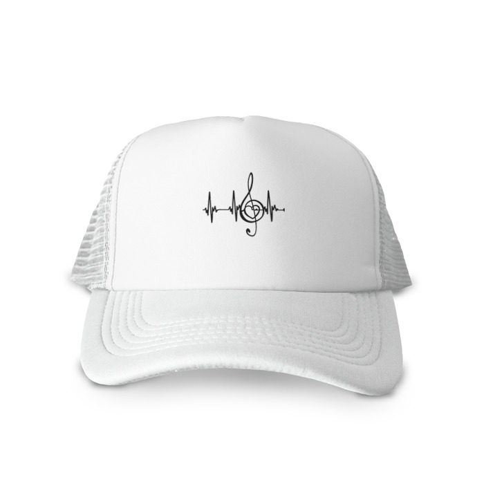 Кепка тракер с сеткой Музыка моя жизнь фото
