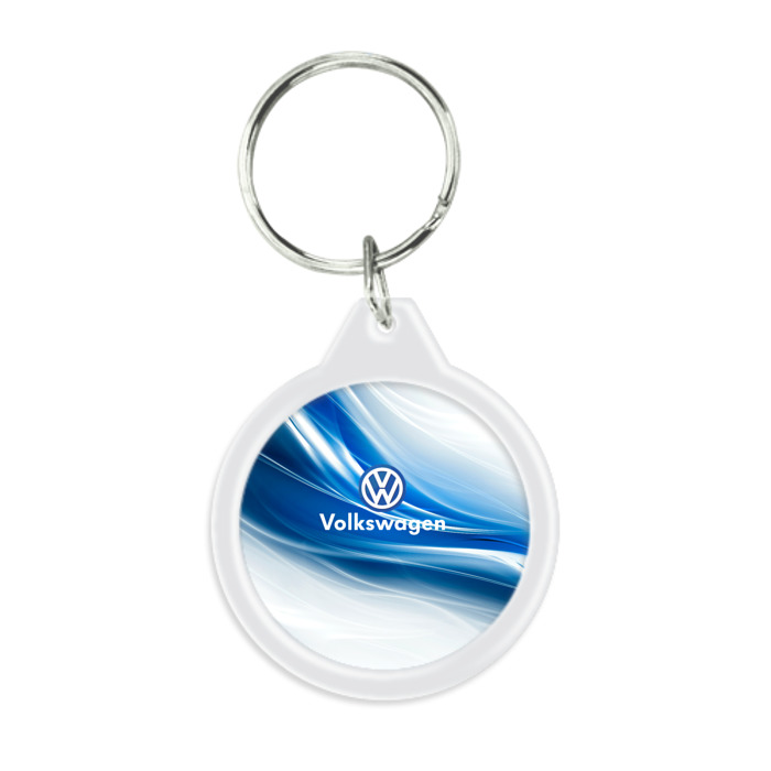 Брелок круглый Volkswagen. фото