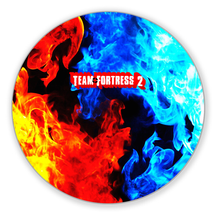 Коврик для мышки круглый TEAM FORTRESS 2 фото