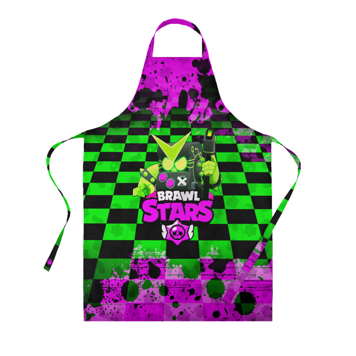 Фартук 3D BRAWL STARS:8 BIT VIRUS фото