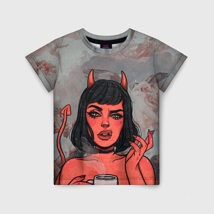 Детская футболка 3D КОФЕЕК фото